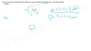 42.17. Geometria - Térfogat - mintafeladatok (3p)
