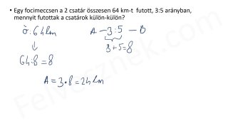 34.2. Arány - mintafeladatok (4p)