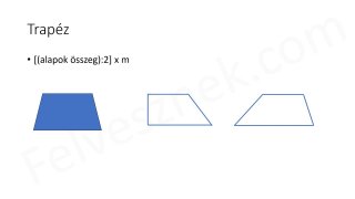 42.12. Geometria - Terület - elméleti összefoglaló (7p)