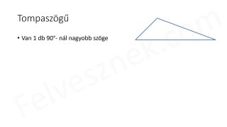 42.3. Geometria - Háromszögek - elméleti összefoglaló (5p)